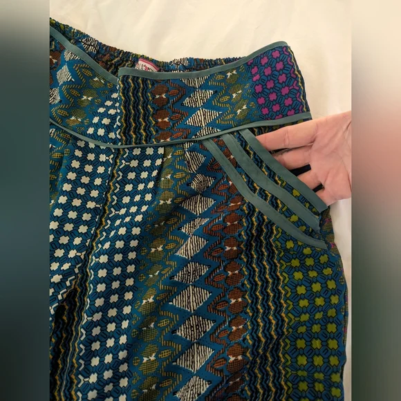 Koala Bay Vibrant Bright Colorful Boho Pantaloons Pants - Picture 5 of 7